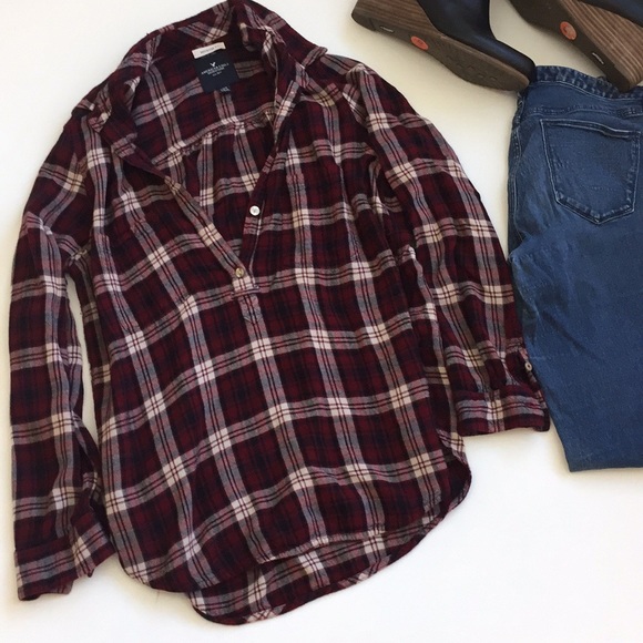 American Eagle Outfitters Tops - American Eagle Flannel